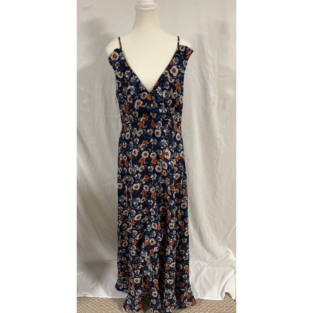 BNWT Molly Bracken Floral Navy Maxi Dress Large